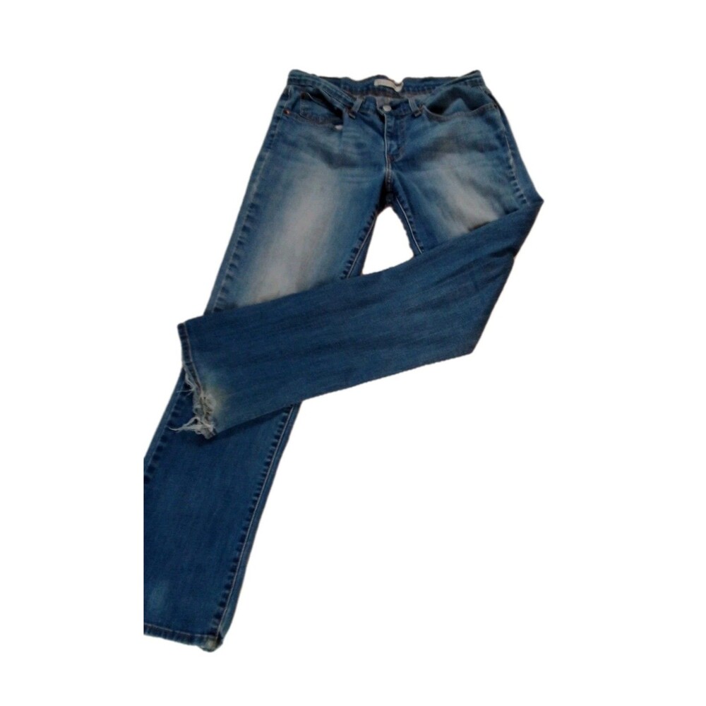 Women's Levi Jean relaxed Straight Denim Jeans Size 27 See Stains/Tears‎